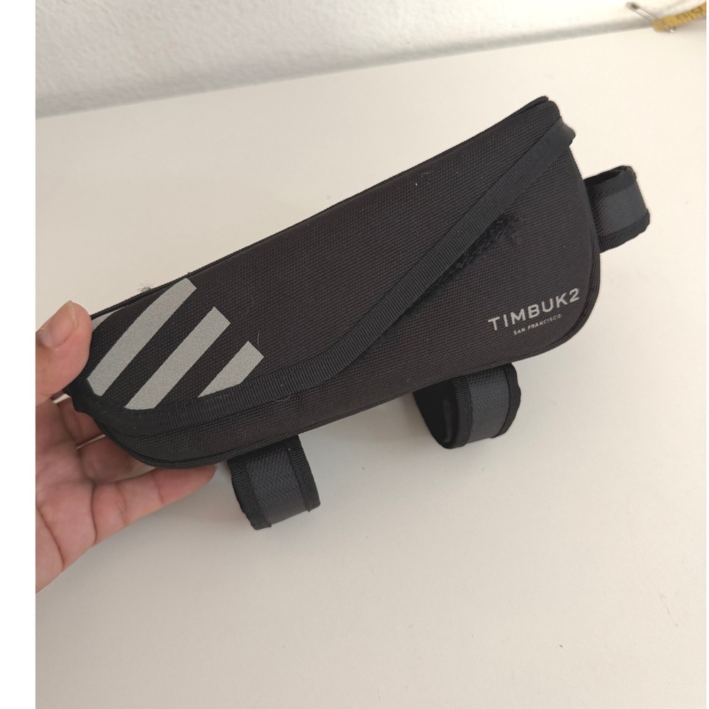 Timbuk2 Goody Box Bike Top Tube Bag Phone Case Black Reflective Size M